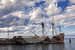 The Mayflower in Plymouth Massachusetts