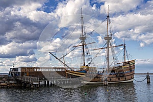 The Mayflower in Plymouth Massachusetts