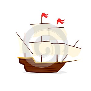 Mayflower ship icon photo