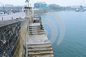 Mayflower Steps Memorial and Lookout Plymouth England UK