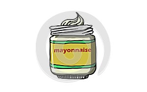 Mayonnaise BOTTLE, illustration