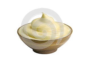 Mayonnaise on bowl photo