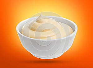 Mayonnaise in bowl