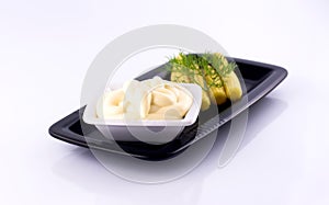 Mayonnaise with corn