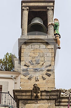 Mayorga Grandfather on clock tower, Plasencia photo