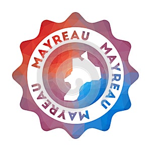 Mayreau low poly logo.