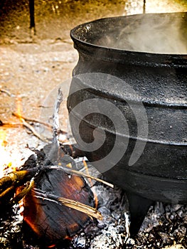 Mazamorra is a traditional dish. It is a dessert with native roots made with white maize, water, sugar, and vanilla