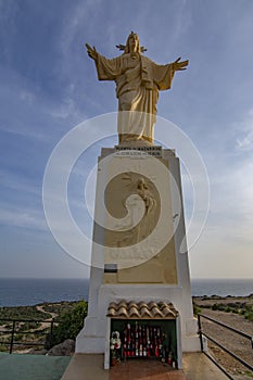 Jesus Christus Statue in Puerto de Mazarron, Spain
