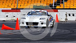 Mazda MX-5 drifting at Formula Drift