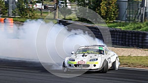 Mazda MX5 LSX Turbo during a race at Motorsport Arena