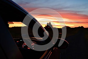 Mazda Speed 3 summer sunset