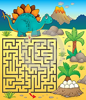 Maze 3 with dinosaur theme 1