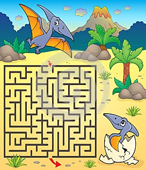 Maze 3 with pterodactyls