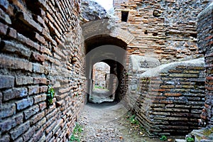 Maze in ancient city