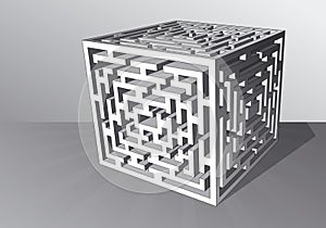 The maze cube