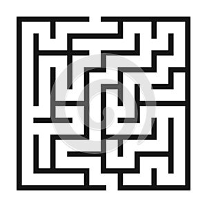 Maze Game background. Labyrinth with Entry and Exit.