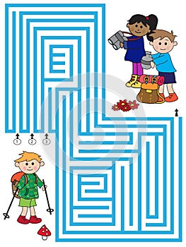 Maze game for children