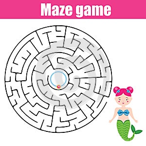 Maze game: fairytales theme