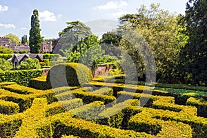 The Maze, Hampton Court, Herefordshire, England.