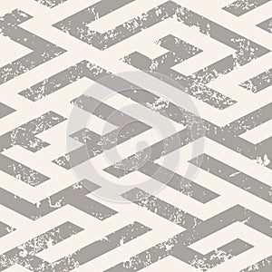 The maze, labyrinth endless seamless pattern