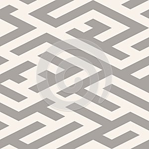 The maze, labyrinth endless seamless pattern