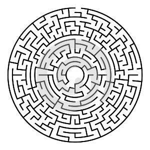 Maze labyrinth game photo