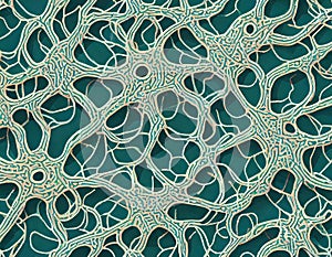 A Maze of Neurons Pattern