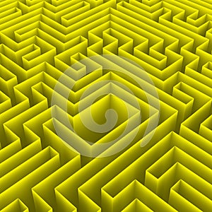 Maze puzzle 3D with center chamber