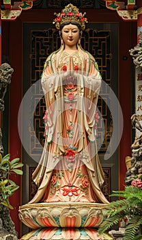 Mazu devotion: sea goddess veneration, Chinese folk religion, divine protector, Buddhist influence, Taoist belief photo