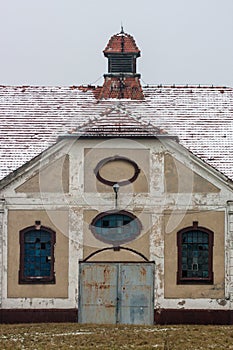 Mazury Ostroda old town in Poland photo