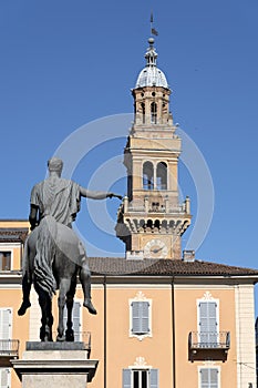 Mazzini square in Casale Monferrato, Piedmont