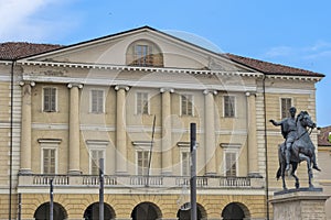 Mazzini square in Casale Monferrato, Piedmont