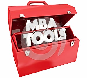 MBA Tools Toolbox Masters Business Administration Degree Skills photo