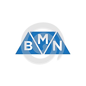 MBN abstract initial logo design on white background. MBN creative initials letter logo concept