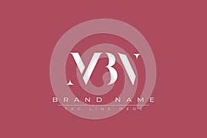 MBN abstract letter logo design