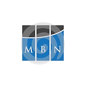 MBN letter logo design on WHITE background. MBN creative initials letter logo concept. MBN letter design.MBN letter logo design on