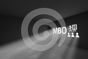 MBO rays volume light concept photo
