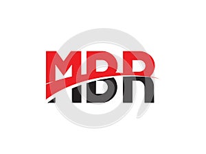 MBR Letter Initial Logo Design