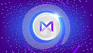 MBX coin cryptocurrency concept banner