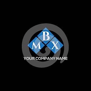 MBX letter logo design on BLACK background. MBX creative initials letter logo concept. MBX letter design