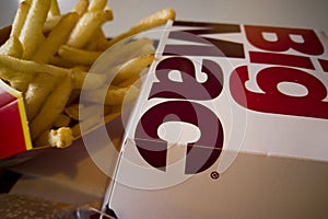 Mc donalds big mac menu closer shots