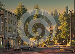 Mc Unclaimed #13 neighborhood in Portland, Oregon USA.