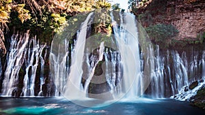 McArthur-Burney falls in Shasta National Forest