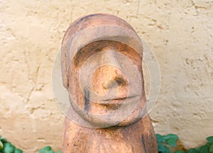 McCallum stone head representing thought and solitude or luck