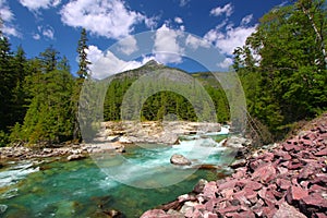 McDonald Creek Glacier National Park