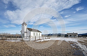 McDougall Church and Outbuilding on the Stoney Indian Reserve at Morley