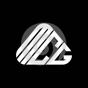MCG letter logo creative design with vector graphic, MCG
