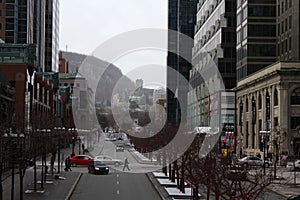 McGill College Avenue, Downtown Montreal, Quebec,