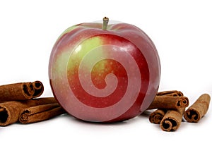 Mcintosh apples and cinnamon