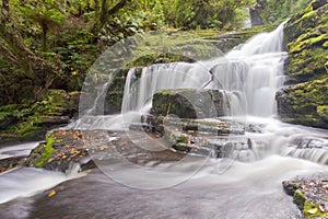McLean Falls in The Catlins region of New Zealand photo